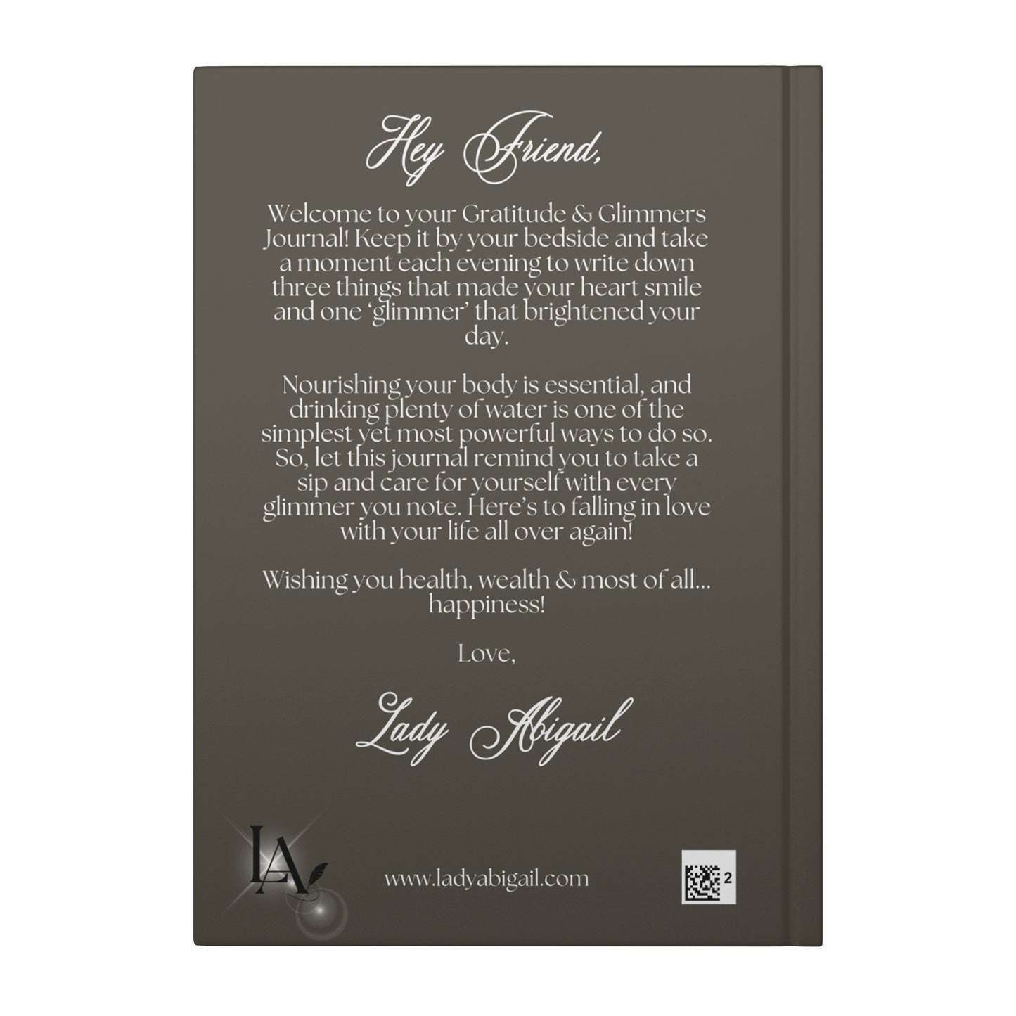 Gratitude & Glimmers - Nourishment - Hardcover Journal