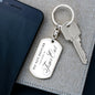 TimeOut Accessories - Do Not Disturb - Dog Tag Keychain - Engravable
